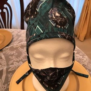Black Panther hat and mask set